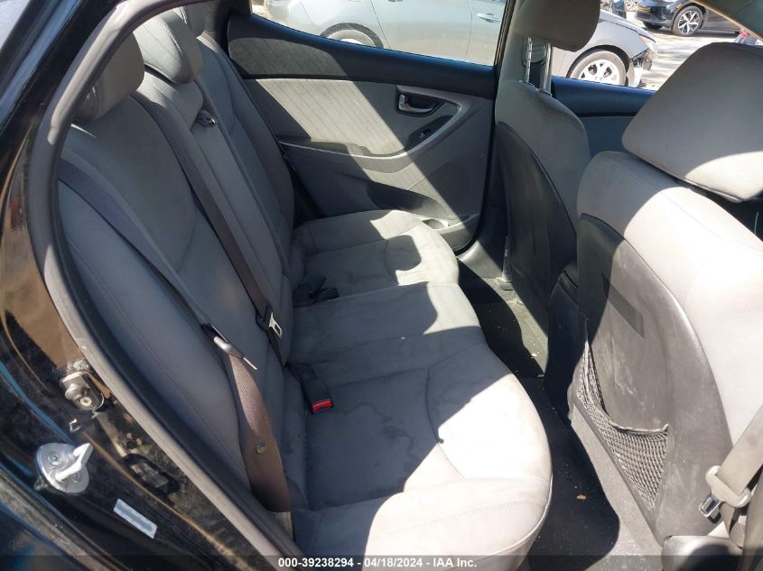 2013 Hyundai Elantra Gls VIN: KMHDH4AE1DU593731 Lot: 39238294