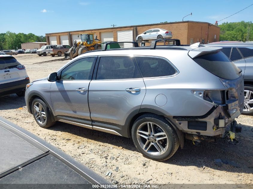 2018 Hyundai Santa Fe Limited Ultimate VIN: KM8SR4HF8JU286605 Lot: 39238296