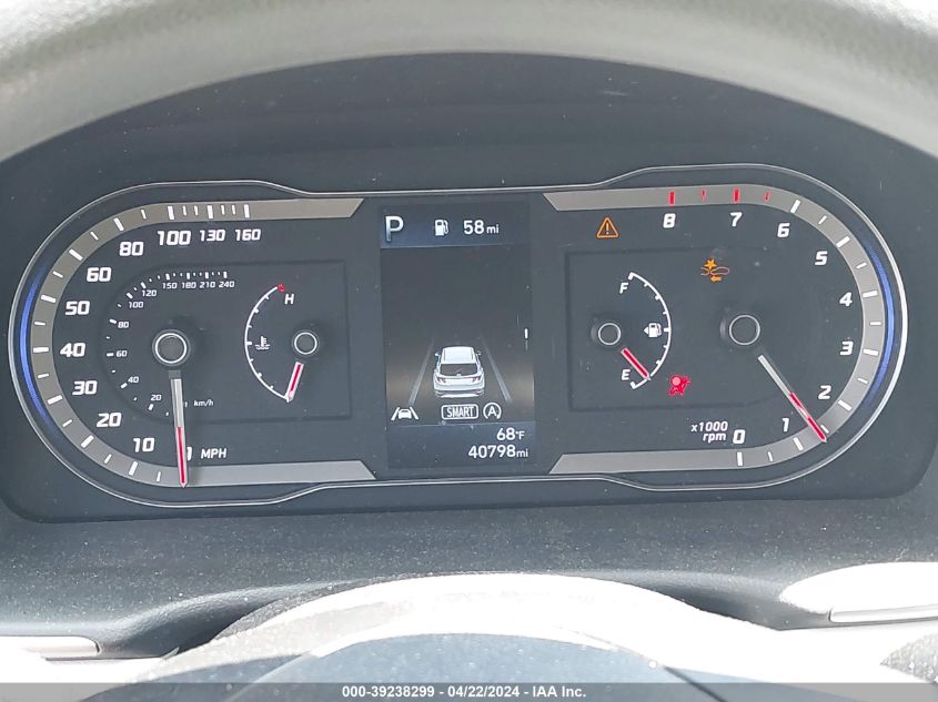 2022 Hyundai Tucson Sel VIN: 5NMJB3AE1NH109083 Lot: 39238299