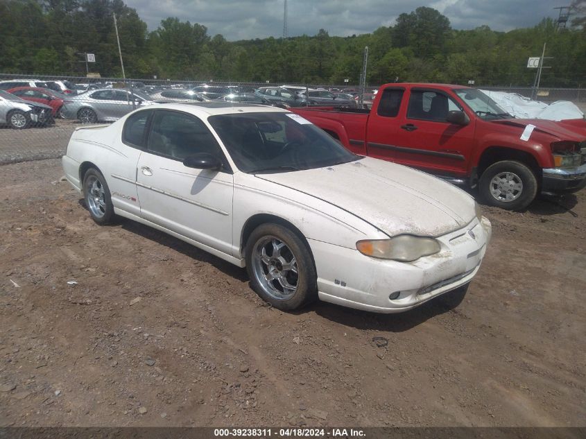 2002 Chevrolet Monte Carlo Ss VIN: 2G1WX15K829167133 Lot: 39238311
