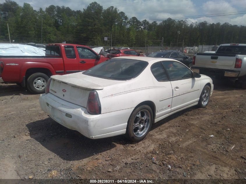 2002 Chevrolet Monte Carlo Ss VIN: 2G1WX15K829167133 Lot: 39238311