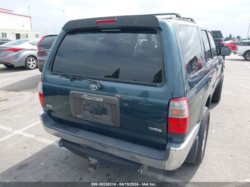 1996 Toyota 4Runner Sr5 VIN: JT3GN86R4T0011550 Lot: 39238314