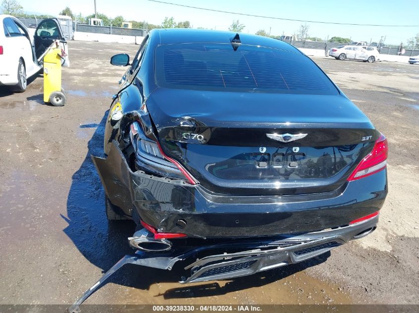 2019 Genesis G70 3.3T Advanced VIN: KMTG34LE5KU024909 Lot: 39238330