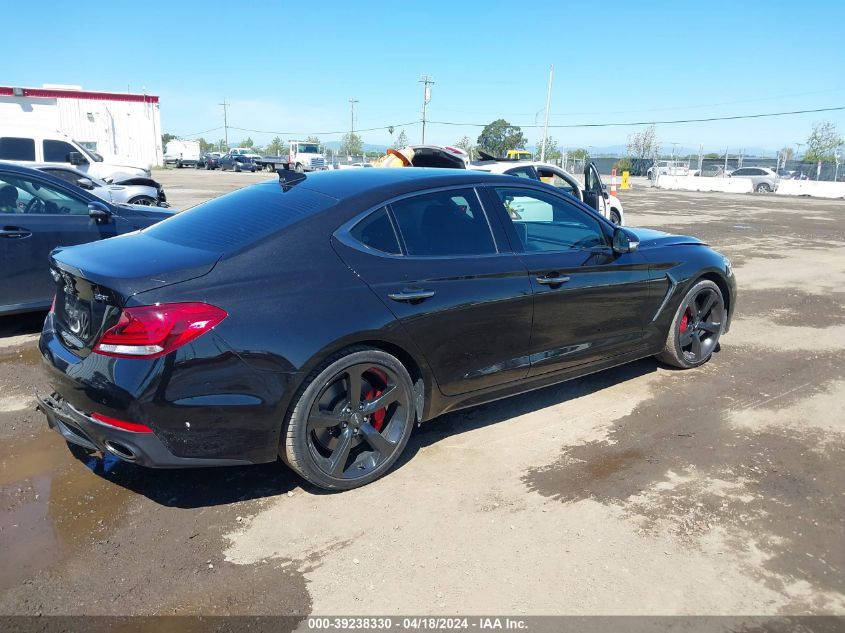 2019 Genesis G70 3.3T Advanced VIN: KMTG34LE5KU024909 Lot: 39238330