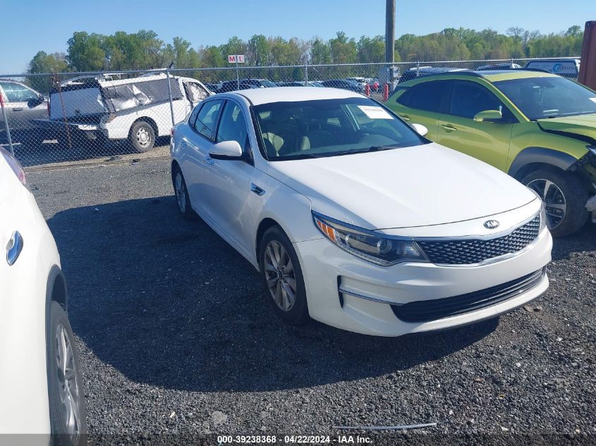 2016 Kia Optima Ex VIN: 5XXGU4L37GG080499 Lot: 39238368