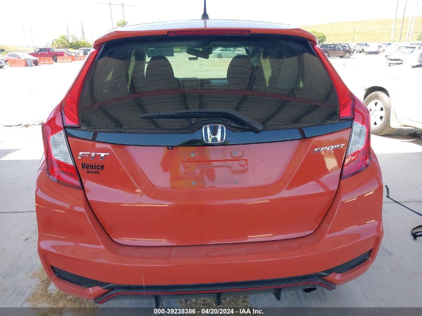 2018 Honda Fit Sport VIN: 3HGGK5H71JM707244 Lot: 39238386