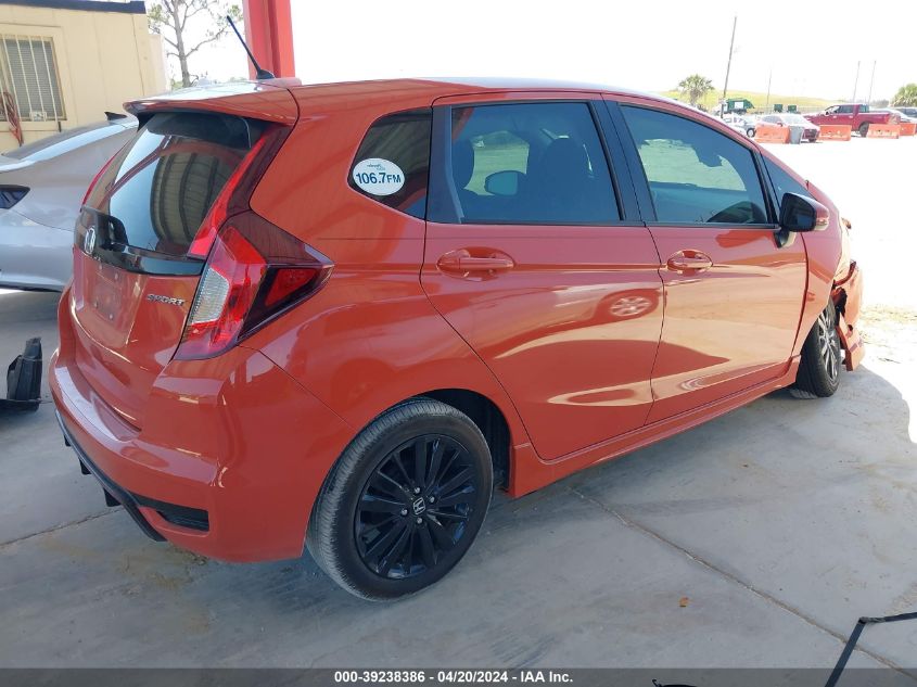 2018 Honda Fit Sport VIN: 3HGGK5H71JM707244 Lot: 39238386