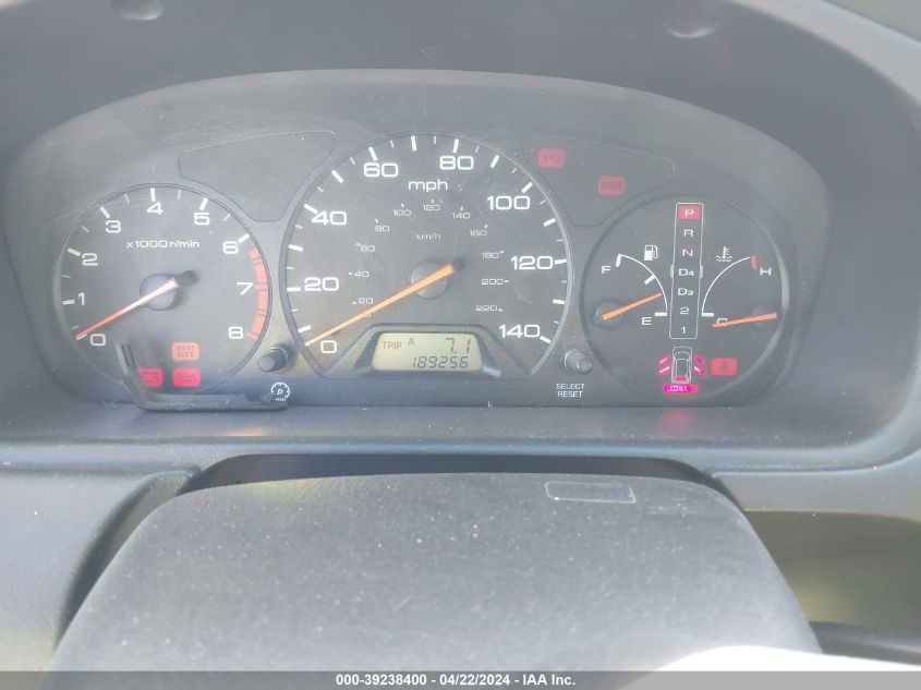 2000 Honda Odyssey Lx VIN: 2HKRL1853YH521068 Lot: 39238400