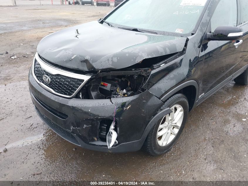 2014 Kia Sorento Lx VIN: 5XYKTDA68EG493809 Lot: 39238401