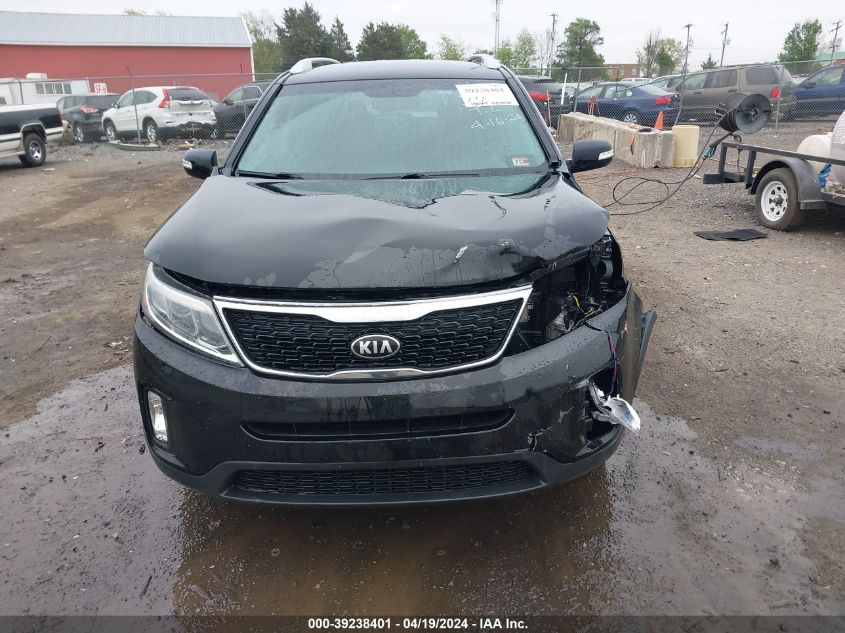 2014 Kia Sorento Lx VIN: 5XYKTDA68EG493809 Lot: 39238401