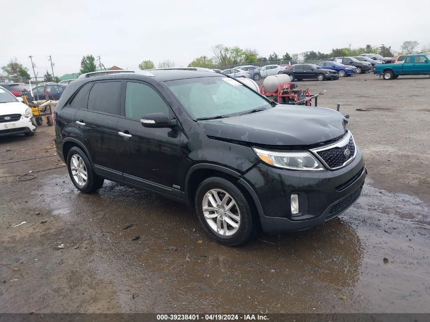2014 Kia Sorento Lx VIN: 5XYKTDA68EG493809 Lot: 39238401