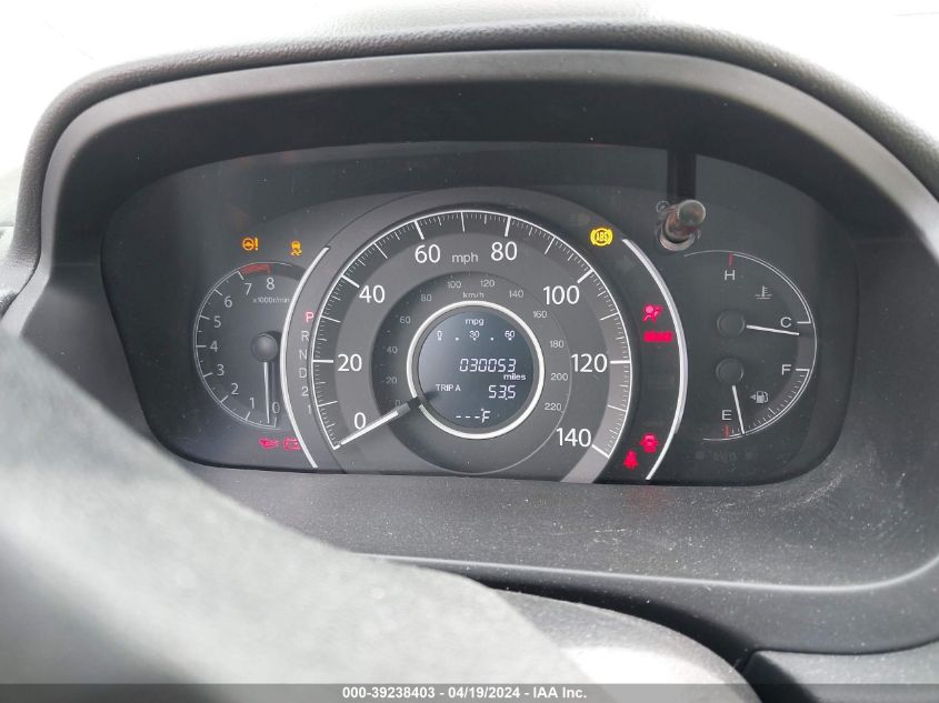 2013 Honda Cr-V Ex-L VIN: 2HKRM4H71DH646063 Lot: 39238403