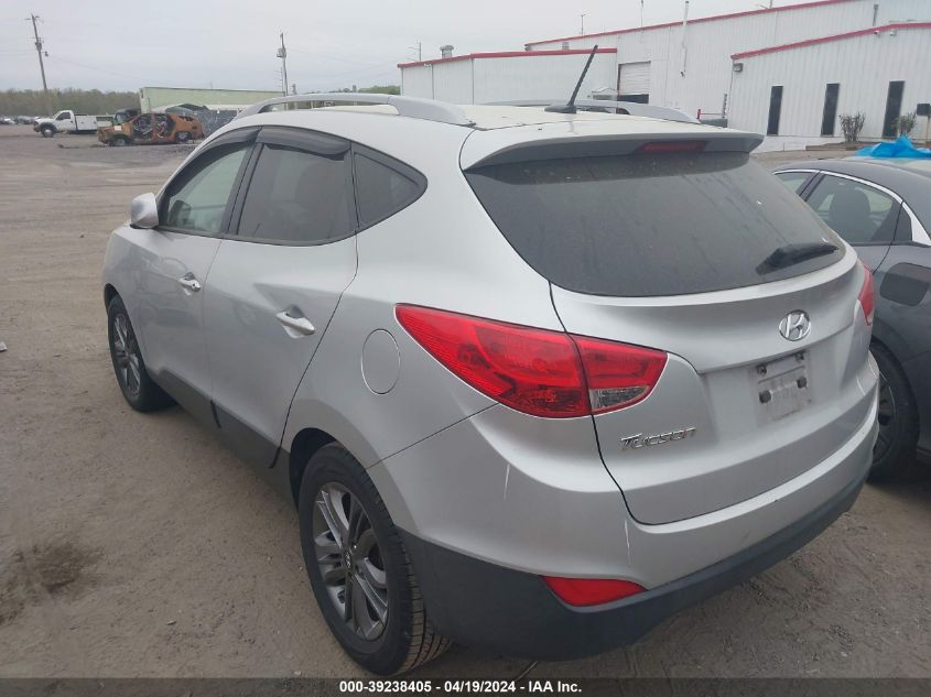2015 Hyundai Tucson Se VIN: KM8JU3AG3FU011058 Lot: 39238405