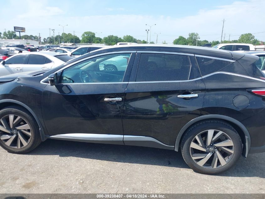 2017 Nissan Murano Platinum VIN: 5N1AZ2MH3HN187654 Lot: 39238407