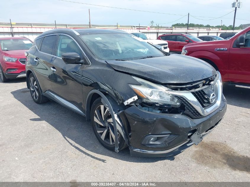 2017 Nissan Murano Platinum VIN: 5N1AZ2MH3HN187654 Lot: 39238407