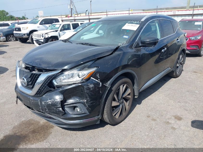 2017 Nissan Murano Platinum VIN: 5N1AZ2MH3HN187654 Lot: 39238407