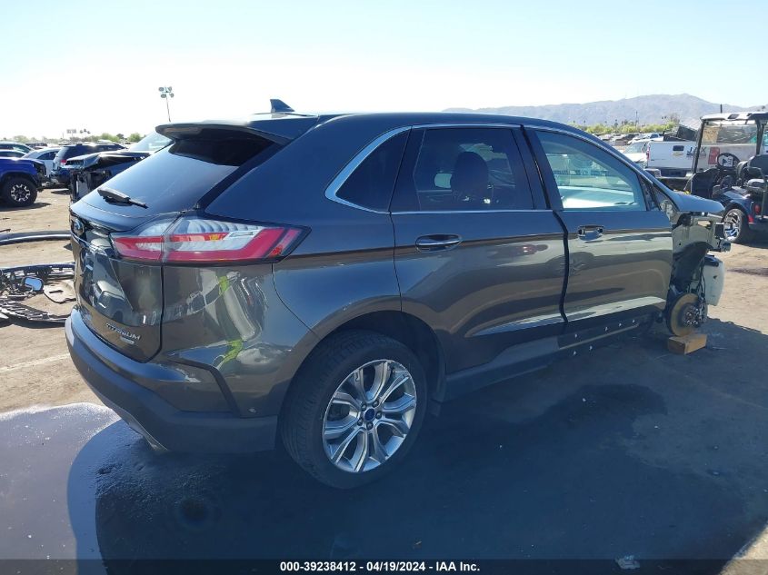 2019 Ford Edge Titanium VIN: 2FMPK3K96KBC02635 Lot: 39238412