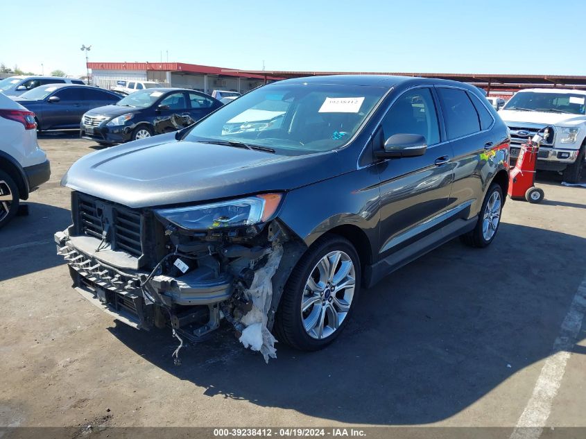 2019 Ford Edge Titanium VIN: 2FMPK3K96KBC02635 Lot: 39238412