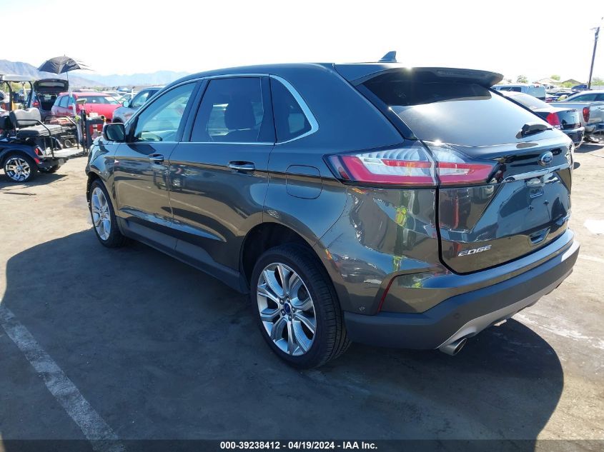 2019 Ford Edge Titanium VIN: 2FMPK3K96KBC02635 Lot: 39238412
