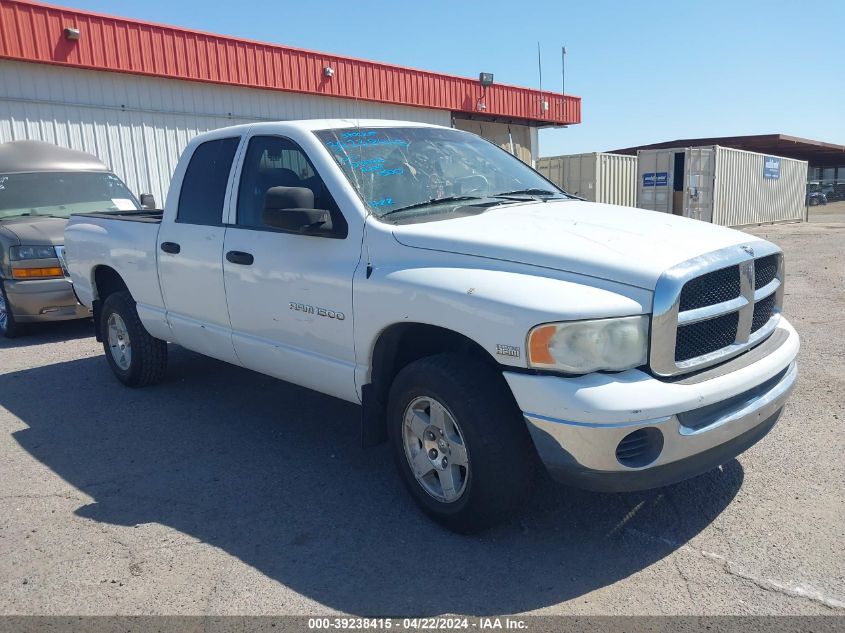 2005 Dodge Ram 1500 Slt/Laramie VIN: 1D7HU18D45S296047 Lot: 39238415