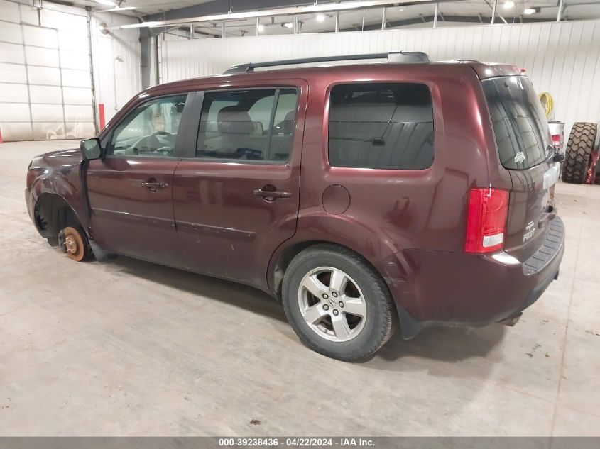 2009 Honda Pilot Ex-L VIN: 5FNYF48669B029101 Lot: 51195274