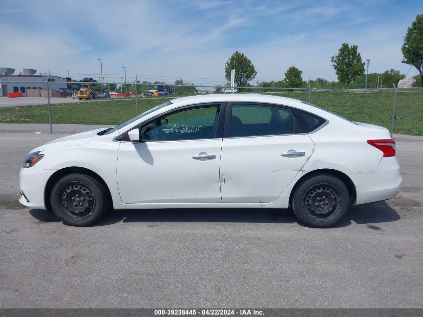 2019 Nissan Sentra S VIN: 3N1AB7AP7KY268803 Lot: 39238445