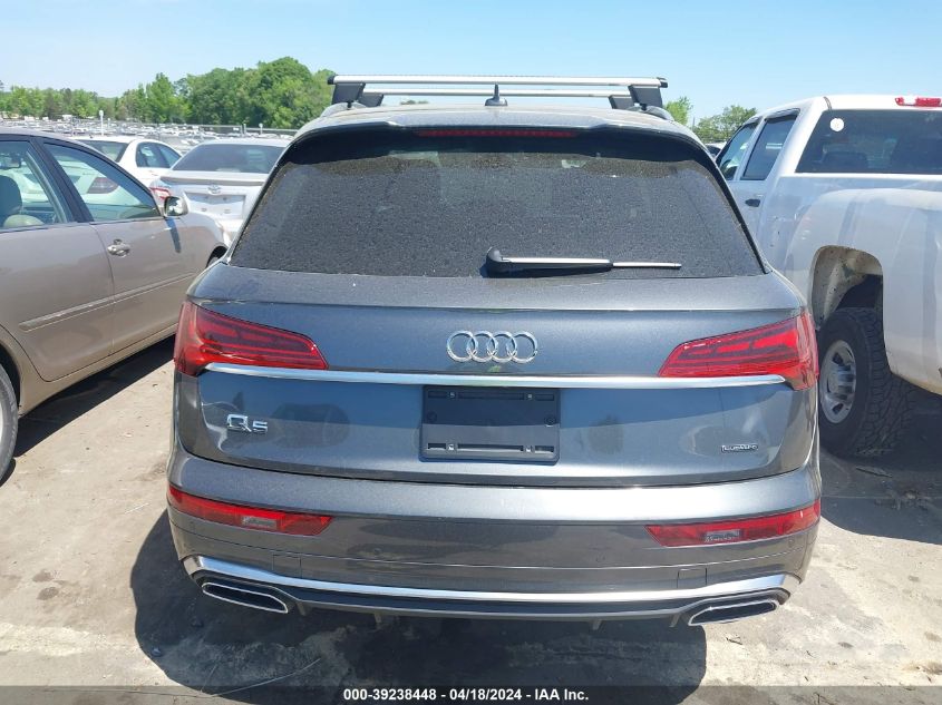 2022 Audi Q5 Premium Plus 45 Tfsi S Line Quattro S Tronic VIN: WA1EAAFY4N2124526 Lot: 39238448