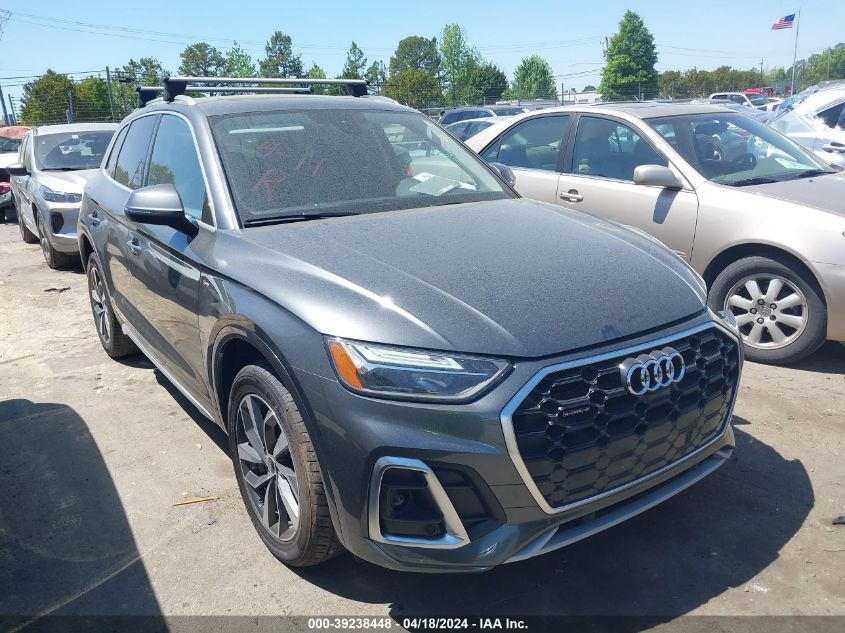 2022 Audi Q5 Premium Plus 45 Tfsi S Line Quattro S Tronic VIN: WA1EAAFY4N2124526 Lot: 39238448