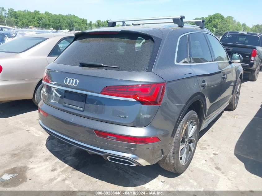 2022 Audi Q5 Premium Plus 45 Tfsi S Line Quattro S Tronic VIN: WA1EAAFY4N2124526 Lot: 39238448