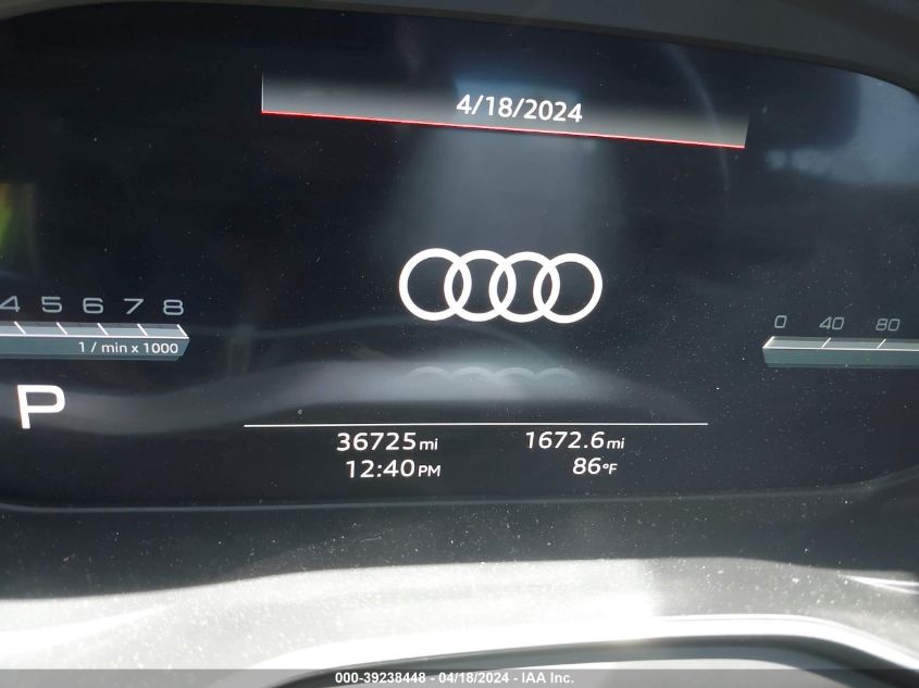 2022 Audi Q5 Premium Plus 45 Tfsi S Line Quattro S Tronic VIN: WA1EAAFY4N2124526 Lot: 39238448