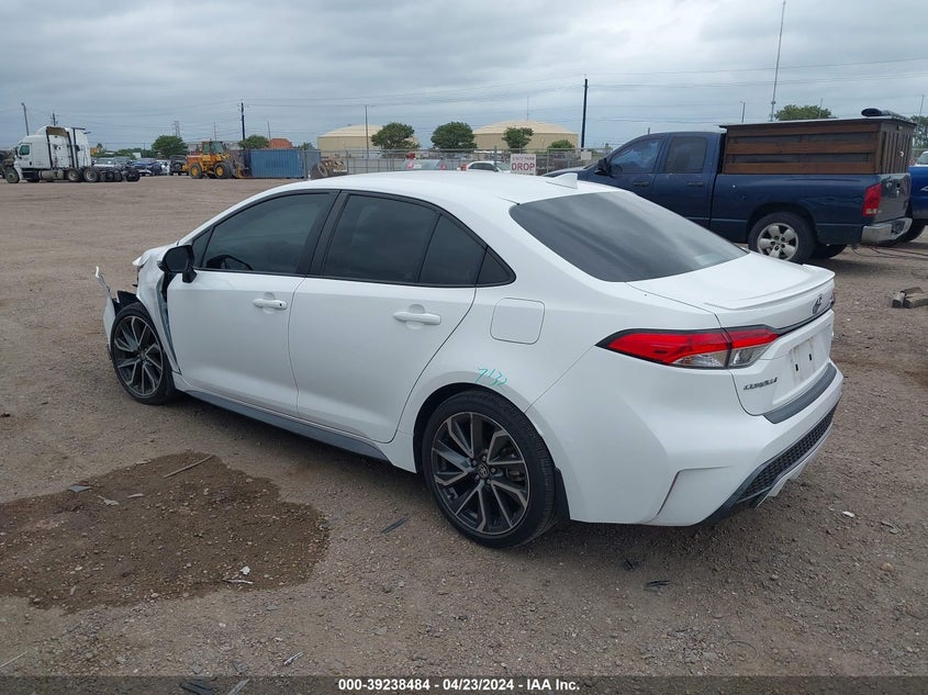 VIN 5YFS4MCE4MP065179 2021 TOYOTA COROLLA SE