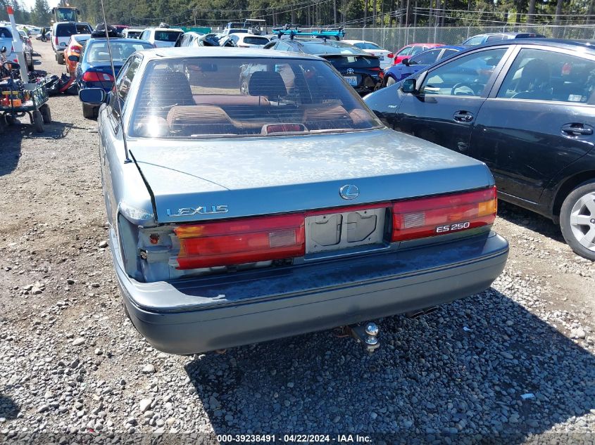 1990 Lexus Es 250/250 Se-R VIN: JT8VV22T4L0099984 Lot: 39238491