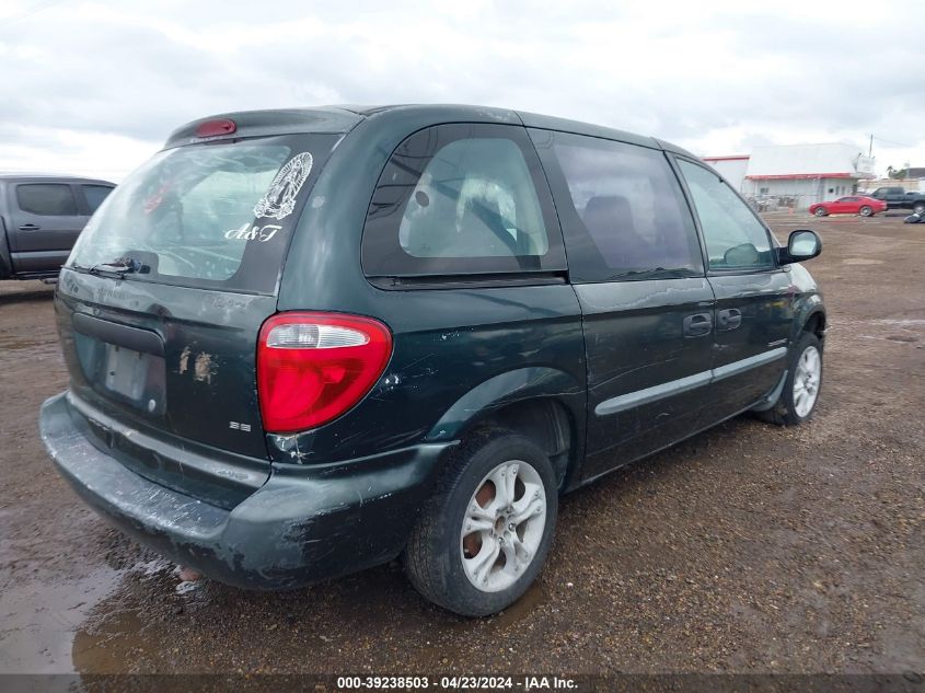 2001 Dodge Caravan Se VIN: 1B4GP25BX1B205375 Lot: 44613894