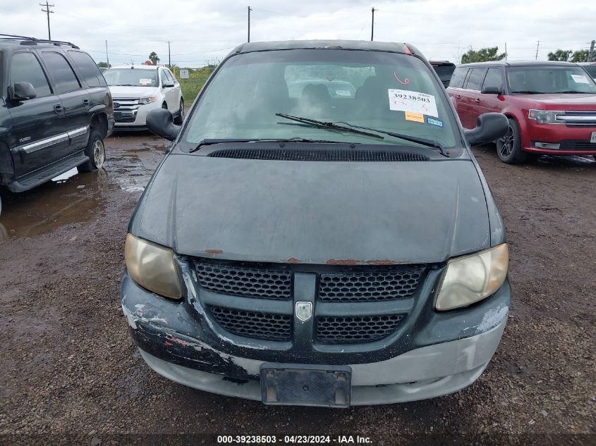 2001 Dodge Caravan Se VIN: 1B4GP25BX1B205375 Lot: 44613894