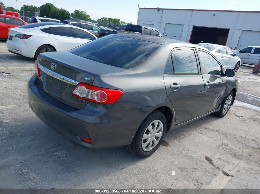 2011 Toyota Corolla Le VIN: JTDBU4EE2B9127839 Lot: 39238505