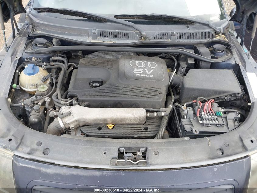 2002 Audi Tt 1.8L VIN: TRUTC28N921012005 Lot: 49553444