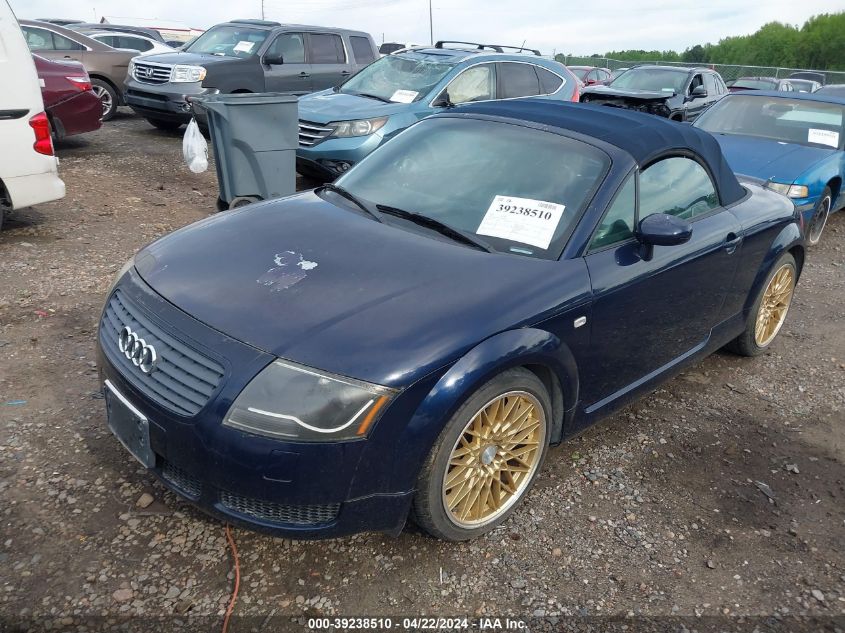 2002 Audi Tt 1.8L VIN: TRUTC28N921012005 Lot: 49553444