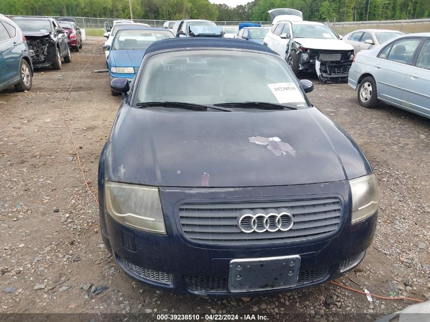 2002 Audi Tt 1.8L VIN: TRUTC28N921012005 Lot: 49553444