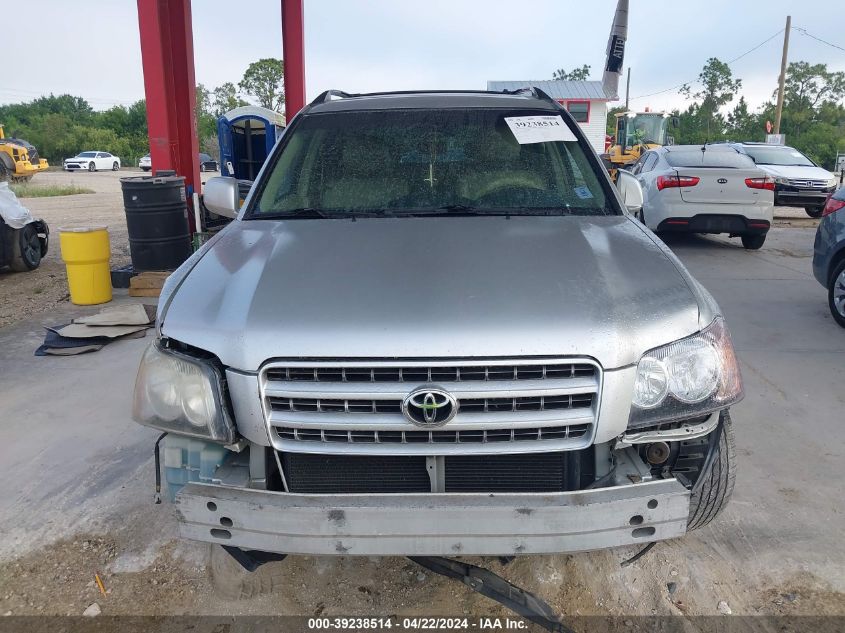 2001 Toyota Highlander V6 VIN: JTEHF21A810039520 Lot: 47771304