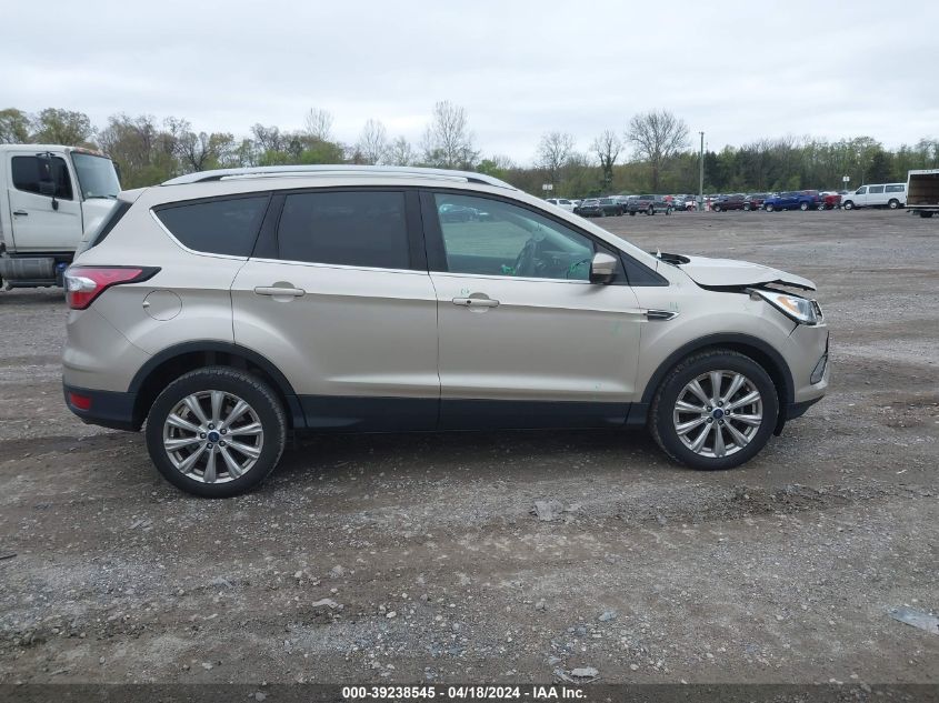2017 Ford Escape Titanium VIN: 1FMCU0JD9HUC08574 Lot: 39238545