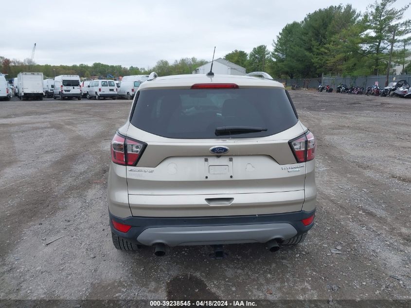 2017 Ford Escape Titanium VIN: 1FMCU0JD9HUC08574 Lot: 39238545