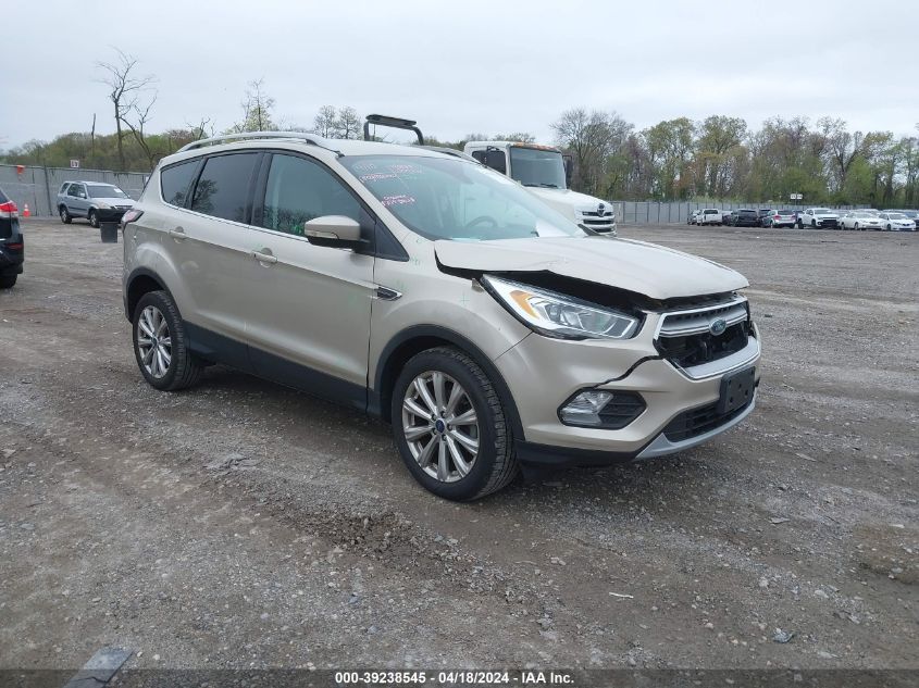 2017 Ford Escape Titanium VIN: 1FMCU0JD9HUC08574 Lot: 39238545