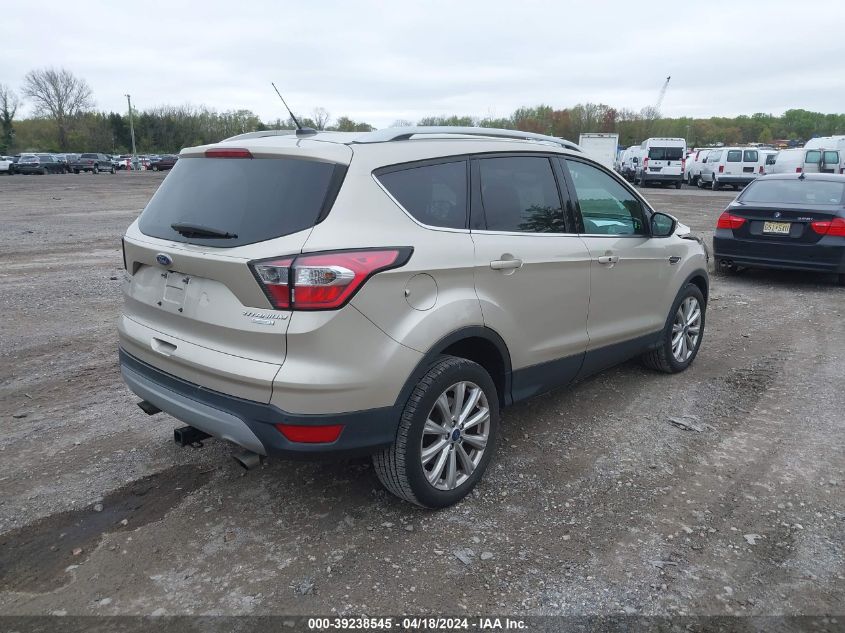 2017 Ford Escape Titanium VIN: 1FMCU0JD9HUC08574 Lot: 39238545