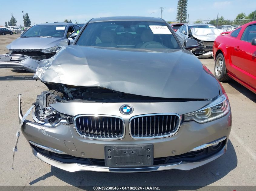 2016 BMW 328I VIN: WBA8E9C55GK603831 Lot: 39238546