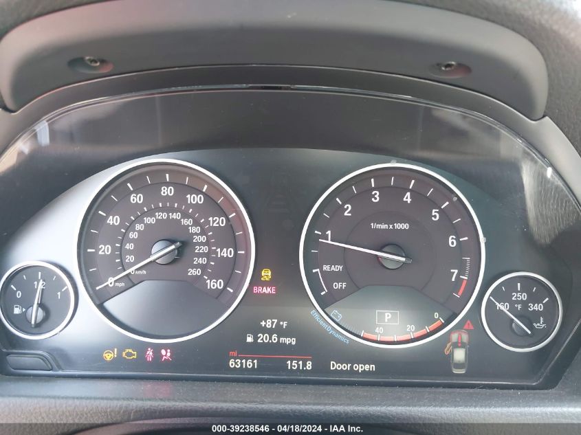 2016 BMW 328I VIN: WBA8E9C55GK603831 Lot: 39238546