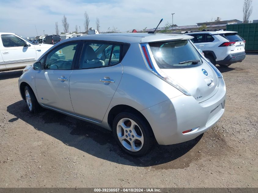 2011 Nissan Leaf Sl VIN: JN1AZ0CP5BT000941 Lot: 39238557