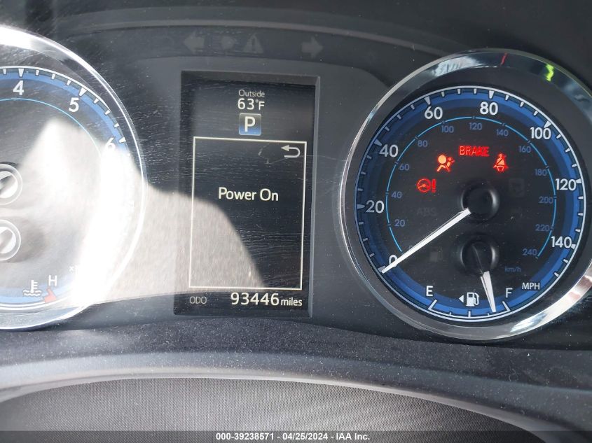 2017 Toyota Corolla Xse VIN: 5YFBURHE8HP606262 Lot: 39238571