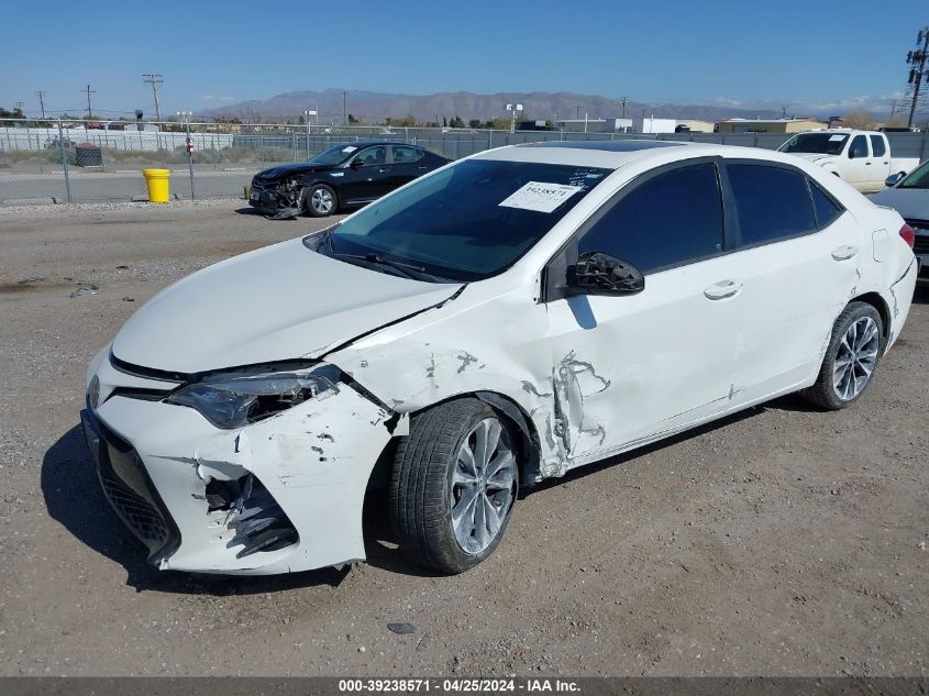 2017 Toyota Corolla Xse VIN: 5YFBURHE8HP606262 Lot: 39238571