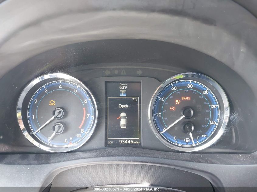 2017 Toyota Corolla Xse VIN: 5YFBURHE8HP606262 Lot: 39238571