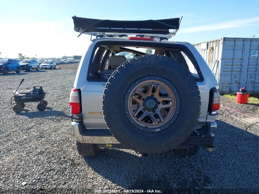 1996 Toyota 4Runner Limited VIN: JT3HN87R7T0035635 Lot: 39238611